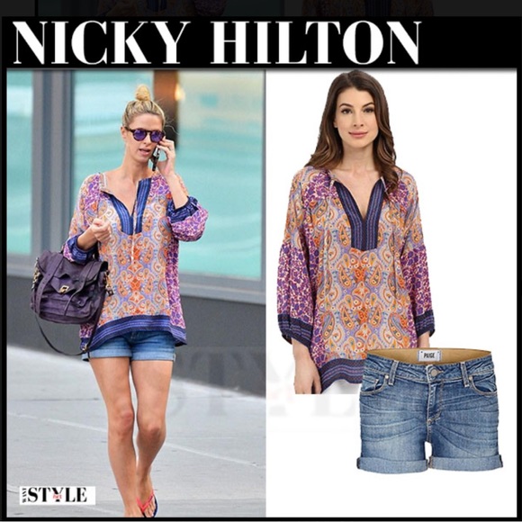 Tolani Tanya Tunic 100% Silk - Picture 7 of 8